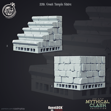 Greek Temple Stairs